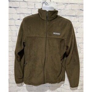 Columbia Womens Brown Fleece Jacket Zip-Up Medium